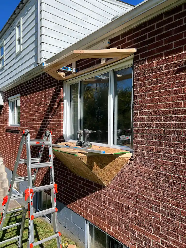 Bay window progress